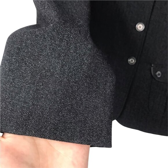 Timeless Neutral Haggar Black Single Breasted Blazer jacket Women  Size 8 - Picture 5 of 15